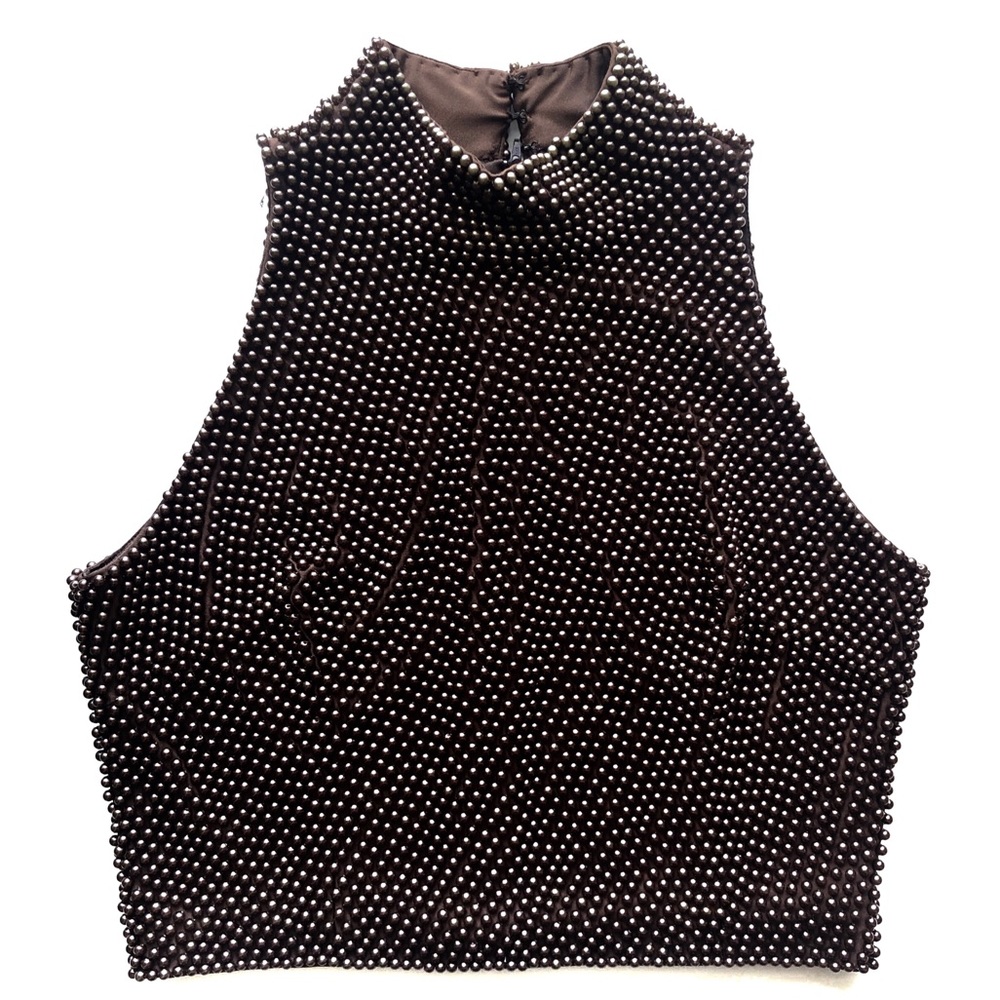 Victoria Royal Vintage Heavily Beaded Top